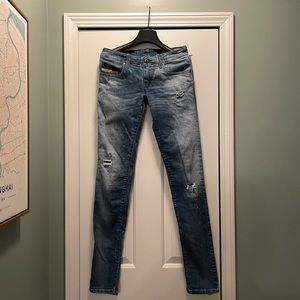 Diesel Grupee super slim-skinny low waist denim